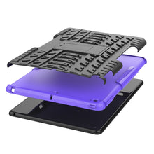 Load image into Gallery viewer, Tire Texture TPU + PC Shockproof Case with Holder, For iPad 10.2