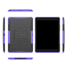 Load image into Gallery viewer, Tire Texture TPU + PC Shockproof Case with Holder, For iPad 10.2