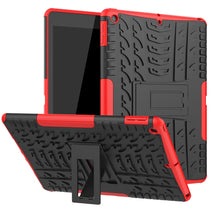 Load image into Gallery viewer, Tire Texture TPU + PC Shockproof Case with Holder, For iPad 10.2