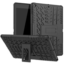 Load image into Gallery viewer, Tire Texture TPU + PC Shockproof Case with Holder, For iPad 10.2