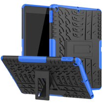 Load image into Gallery viewer, Tire Texture TPU + PC Shockproof Case with Holder, For iPad 10.2