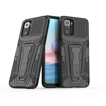 Load image into Gallery viewer, War Chariot Series Armor All-inclusive Shockproof PC + TPU Protective Case with Invisible Holder, For Xiaomi Redmi Note 10 4G, For Xiaomi Redmi Note 10 Pro