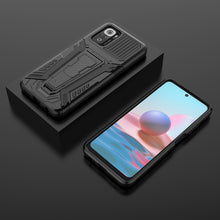 Load image into Gallery viewer, War Chariot Series Armor All-inclusive Shockproof PC + TPU Protective Case with Invisible Holder, For Xiaomi Redmi Note 10 4G, For Xiaomi Redmi Note 10 Pro