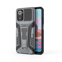 Load image into Gallery viewer, War Chariot Series Armor All-inclusive Shockproof PC + TPU Protective Case with Invisible Holder, For Xiaomi Redmi Note 10 4G, For Xiaomi Redmi Note 10 Pro