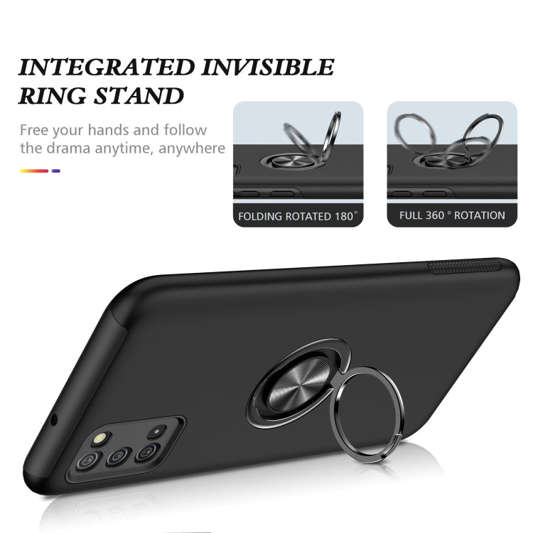 PC + TPU Shockproof Magnetic Protective Case with Invisible Ring Holder, For Samsung Galaxy A01 Core, For Samsung Galaxy A02s US Version, For Samsung Galaxy A20 / A30, For Samsung Galaxy A02 EU Version, For Samsung Galaxy A11                           ...