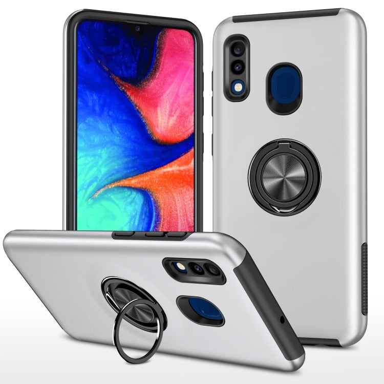 PC + TPU Shockproof Magnetic Protective Case with Invisible Ring Holder, For Samsung Galaxy A01 Core, For Samsung Galaxy A02s US Version, For Samsung Galaxy A20 / A30, For Samsung Galaxy A02 EU Version, For Samsung Galaxy A11                           ...