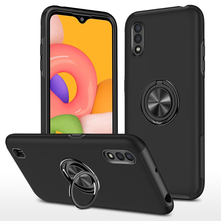 PC + TPU Shockproof Magnetic Protective Case with Invisible Ring Holder, For Samsung Galaxy A01 Core, For Samsung Galaxy A02s US Version, For Samsung Galaxy A20 / A30, For Samsung Galaxy A02 EU Version, For Samsung Galaxy A11                           ...