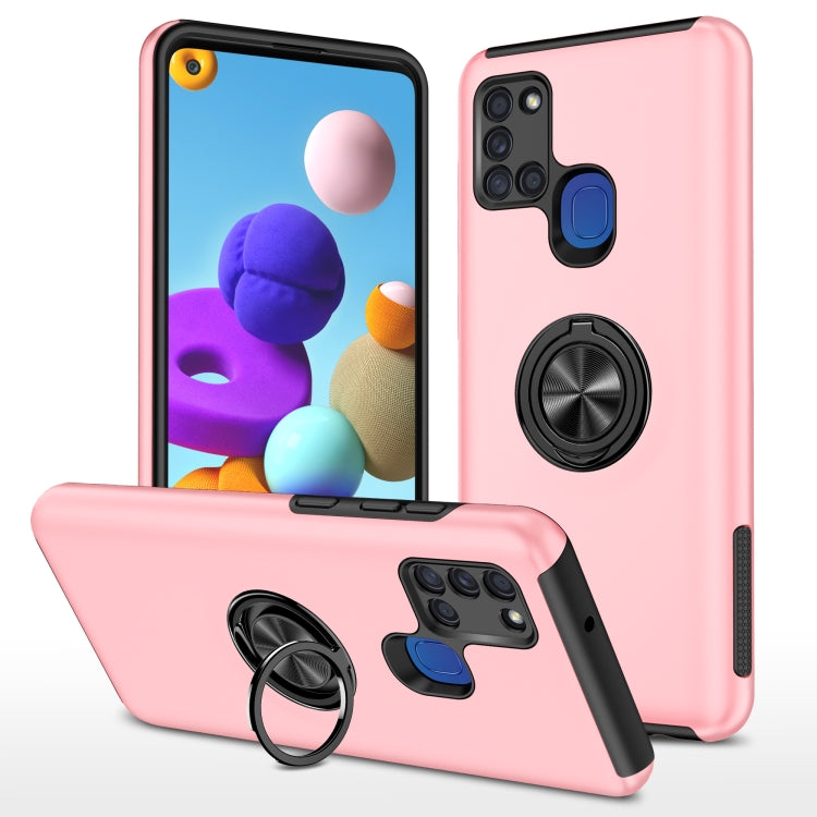 PC + TPU Shockproof Magnetic Protective Case with Invisible Ring Holder, For Samsung Galaxy A01 Core, For Samsung Galaxy A02s US Version, For Samsung Galaxy A20 / A30, For Samsung Galaxy A02 EU Version, For Samsung Galaxy A11                           ...