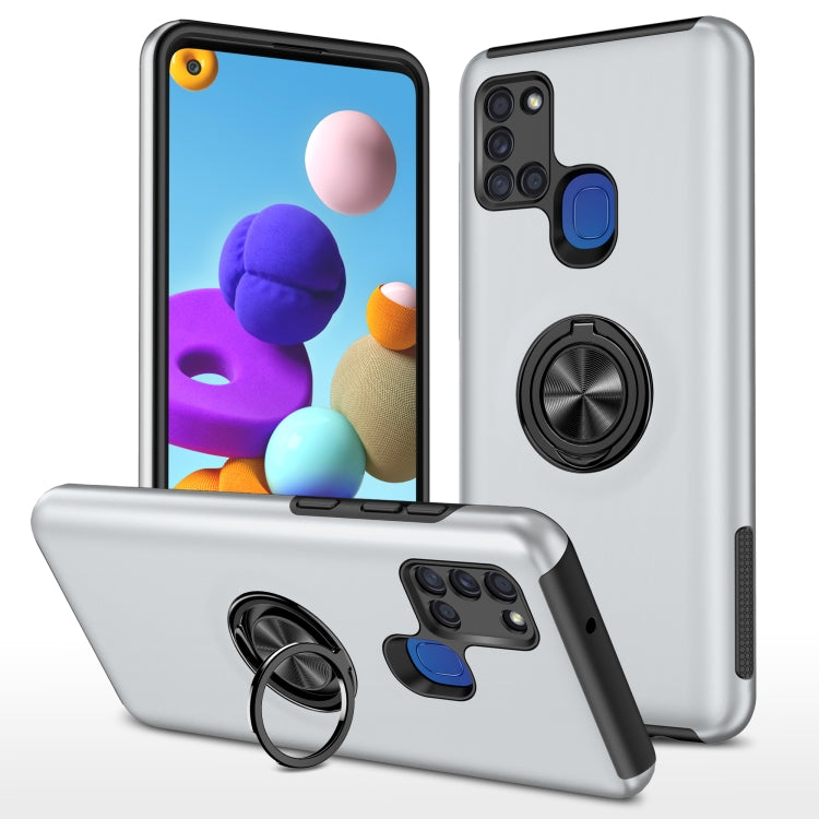 PC + TPU Shockproof Magnetic Protective Case with Invisible Ring Holder, For Samsung Galaxy A01 Core, For Samsung Galaxy A02s US Version, For Samsung Galaxy A20 / A30, For Samsung Galaxy A02 EU Version, For Samsung Galaxy A11                           ...