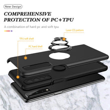 Load image into Gallery viewer, PC + TPU Shockproof Magnetic Protective Case with Invisible Ring Holder, For LG Stylo 7 5G, For Motorola Moto G9 Power, For vivo Y31, For Xiaomi Poco M3, For Xiaomi Redmi Note9 4G, For Xiaomi Redmi 9C
