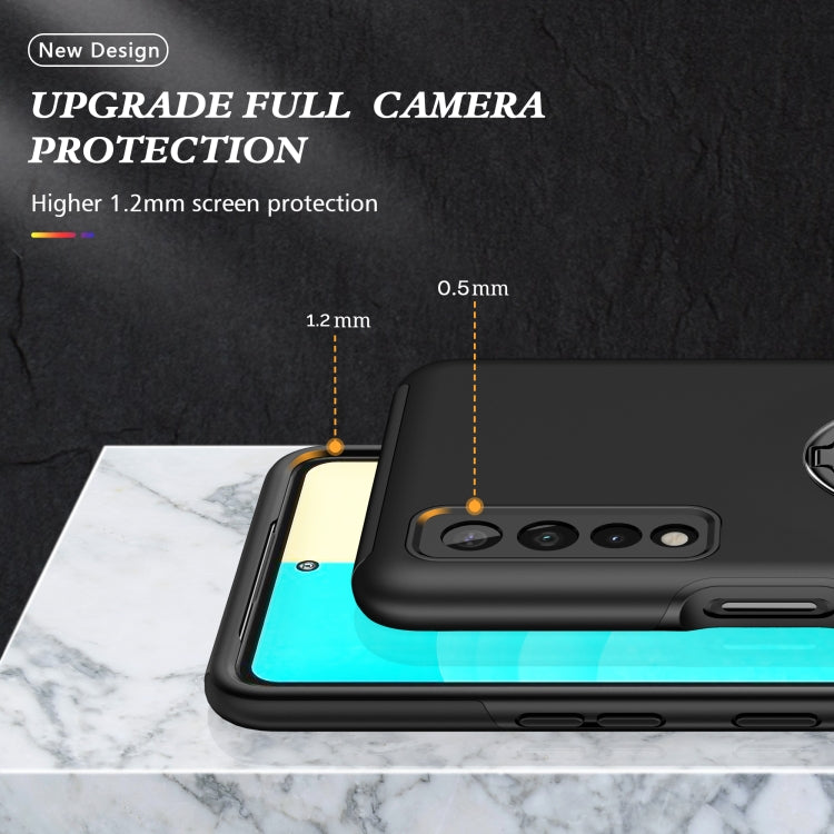 PC + TPU Shockproof Magnetic Protective Case with Invisible Ring Holder, For LG Stylo 7 5G, For Motorola Moto G9 Power, For vivo Y31, For Xiaomi Poco M3, For Xiaomi Redmi Note9 4G, For Xiaomi Redmi 9C