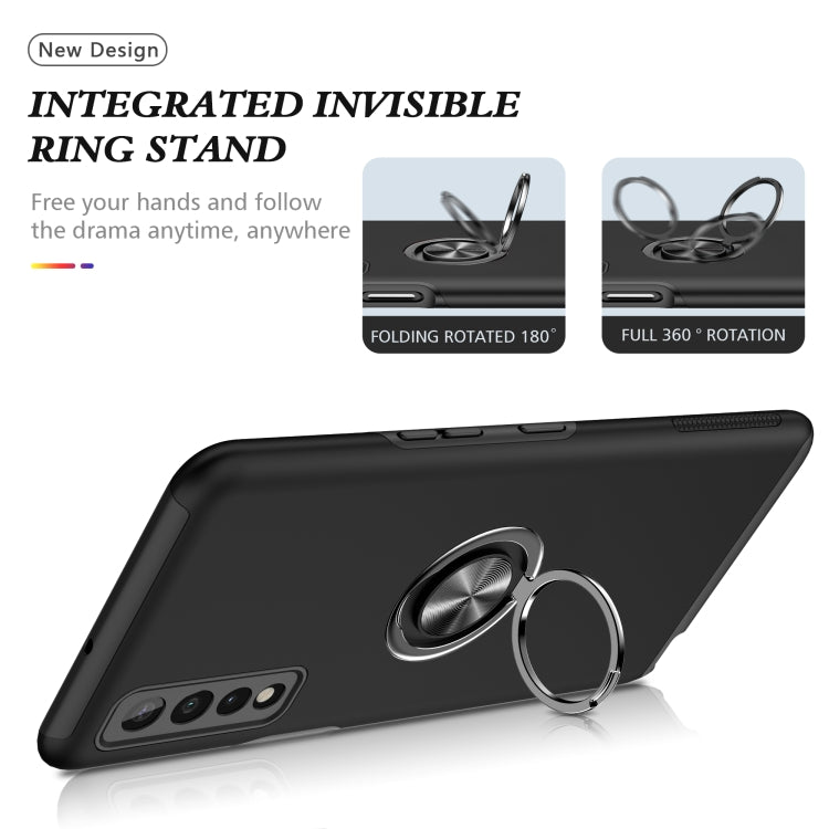 PC + TPU Shockproof Magnetic Protective Case with Invisible Ring Holder, For LG Stylo 7 5G, For Motorola Moto G9 Power, For vivo Y31, For Xiaomi Poco M3, For Xiaomi Redmi Note9 4G, For Xiaomi Redmi 9C