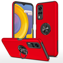 Load image into Gallery viewer, PC + TPU Shockproof Magnetic Protective Case with Invisible Ring Holder, For LG Stylo 7 5G, For Motorola Moto G9 Power, For vivo Y31, For Xiaomi Poco M3, For Xiaomi Redmi Note9 4G, For Xiaomi Redmi 9C