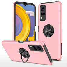 Load image into Gallery viewer, PC + TPU Shockproof Magnetic Protective Case with Invisible Ring Holder, For LG Stylo 7 5G, For Motorola Moto G9 Power, For vivo Y31, For Xiaomi Poco M3, For Xiaomi Redmi Note9 4G, For Xiaomi Redmi 9C