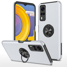 Load image into Gallery viewer, PC + TPU Shockproof Magnetic Protective Case with Invisible Ring Holder, For LG Stylo 7 5G, For Motorola Moto G9 Power, For vivo Y31, For Xiaomi Poco M3, For Xiaomi Redmi Note9 4G, For Xiaomi Redmi 9C
