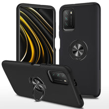 Load image into Gallery viewer, PC + TPU Shockproof Magnetic Protective Case with Invisible Ring Holder, For LG Stylo 7 5G, For Motorola Moto G9 Power, For vivo Y31, For Xiaomi Poco M3, For Xiaomi Redmi Note9 4G, For Xiaomi Redmi 9C