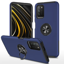 Load image into Gallery viewer, PC + TPU Shockproof Magnetic Protective Case with Invisible Ring Holder, For LG Stylo 7 5G, For Motorola Moto G9 Power, For vivo Y31, For Xiaomi Poco M3, For Xiaomi Redmi Note9 4G, For Xiaomi Redmi 9C