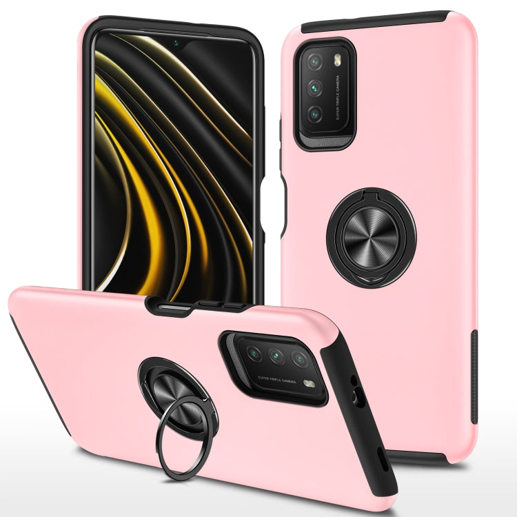 PC + TPU Shockproof Magnetic Protective Case with Invisible Ring Holder, For LG Stylo 7 5G, For Motorola Moto G9 Power, For vivo Y31, For Xiaomi Poco M3, For Xiaomi Redmi Note9 4G, For Xiaomi Redmi 9C
