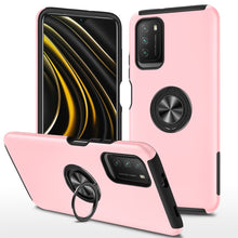 Load image into Gallery viewer, PC + TPU Shockproof Magnetic Protective Case with Invisible Ring Holder, For LG Stylo 7 5G, For Motorola Moto G9 Power, For vivo Y31, For Xiaomi Poco M3, For Xiaomi Redmi Note9 4G, For Xiaomi Redmi 9C