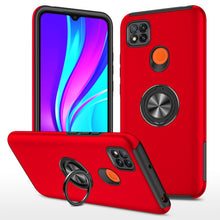 Load image into Gallery viewer, PC + TPU Shockproof Magnetic Protective Case with Invisible Ring Holder, For LG Stylo 7 5G, For Motorola Moto G9 Power, For vivo Y31, For Xiaomi Poco M3, For Xiaomi Redmi Note9 4G, For Xiaomi Redmi 9C