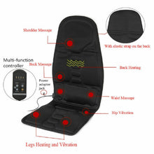Load image into Gallery viewer, 5 Massage Heads 8 Modes Car / Household Multifunctional Whole Body Cervical Massage Seat Cushion, 5 Massage Heads AU Plug, 5 Massage Heads US Plug, 5 Massage Heads EU Plug, 5 Massage Heads UK Plug