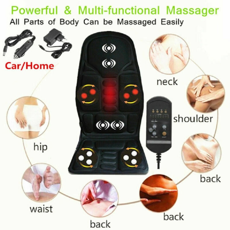5 Massage Heads 8 Modes Car / Household Multifunctional Whole Body Cervical Massage Seat Cushion, 5 Massage Heads AU Plug, 5 Massage Heads US Plug, 5 Massage Heads EU Plug, 5 Massage Heads UK Plug
