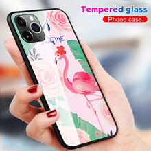 Load image into Gallery viewer, Colorful Painted Glass Case, For iPhone 11, For iPhone 11 Pro, For iPhone 11 Pro Max
