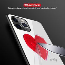 Load image into Gallery viewer, Colorful Painted Glass Case, For iPhone 11, For iPhone 11 Pro, For iPhone 11 Pro Max