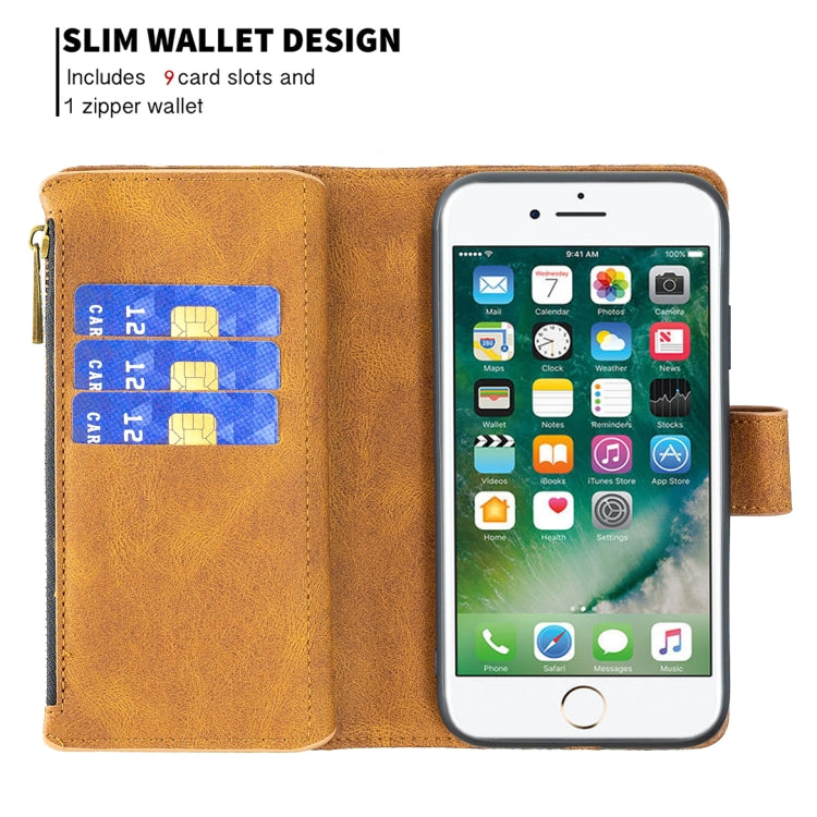 Flying Butterfly Embossing Pattern Zipper Horizontal Flip Leather Case with Holder & Card Slots & Wallet, For iPhone 8 / 7, For iPhone 8 Plus / 7 Plus, For iPhone XS / X, For iPhone XR, For iPhone XS Max, For iPhone 11, For iPhone 11 Pro               ...