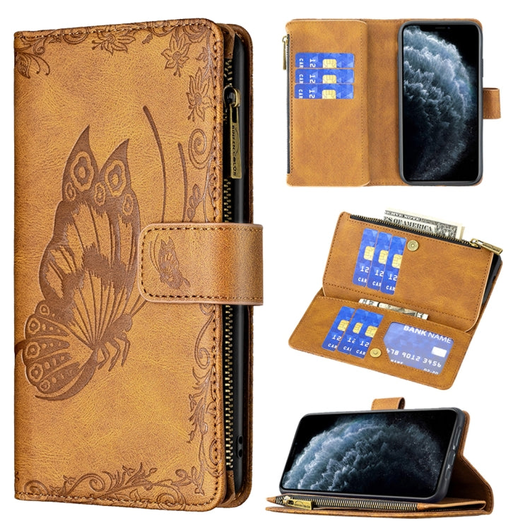 Flying Butterfly Embossing Pattern Zipper Horizontal Flip Leather Case with Holder & Card Slots & Wallet, For iPhone 8 / 7, For iPhone 8 Plus / 7 Plus, For iPhone XS / X, For iPhone XR, For iPhone XS Max, For iPhone 11, For iPhone 11 Pro               ...