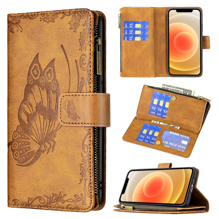 Flying Butterfly Embossing Pattern Zipper Horizontal Flip Leather Case with Holder & Card Slots & Wallet, For iPhone 8 / 7, For iPhone 8 Plus / 7 Plus, For iPhone XS / X, For iPhone XR, For iPhone XS Max, For iPhone 11, For iPhone 11 Pro               ...