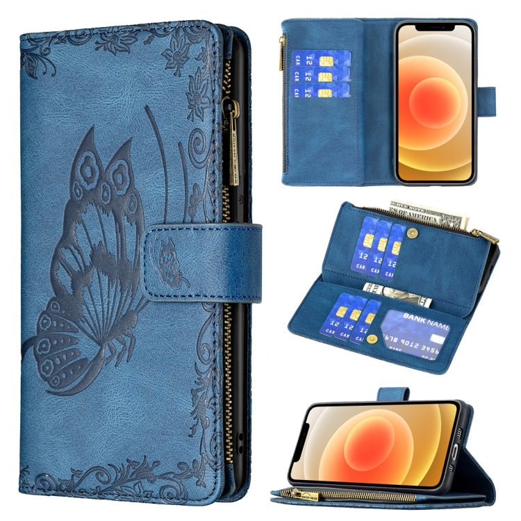 Flying Butterfly Embossing Pattern Zipper Horizontal Flip Leather Case with Holder & Card Slots & Wallet, For iPhone 8 / 7, For iPhone 8 Plus / 7 Plus, For iPhone XS / X, For iPhone XR, For iPhone XS Max, For iPhone 11, For iPhone 11 Pro               ...