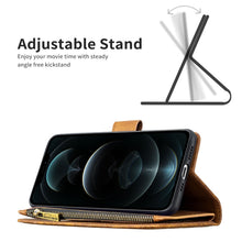 Load image into Gallery viewer, Flying Butterfly Embossing Pattern Zipper Horizontal Flip Leather Case with Holder &amp; Card Slots &amp; Wallet, For iPhone 12, For iPhone 12 Pro, For iPhone 12 Pro Max, For Nokia 1.4, For Nokia 3.4