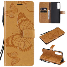 Load image into Gallery viewer, Pressed Printing Butterfly Pattern Horizontal Flip PU Leather Case with Holder &amp; Card Slots &amp; Wallet &amp; Lanyard, For LG Stylo 7 5G / 4G, For OPPO A74 4G / F19 4G, For OPPO A94 5G / F19 Pro / Reno 5F, For OPPO A93 5G / A74 5G                             ...