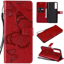 Load image into Gallery viewer, Pressed Printing Butterfly Pattern Horizontal Flip PU Leather Case with Holder &amp; Card Slots &amp; Wallet &amp; Lanyard, For LG Stylo 7 5G / 4G, For OPPO A74 4G / F19 4G, For OPPO A94 5G / F19 Pro / Reno 5F, For OPPO A93 5G / A74 5G                             ...