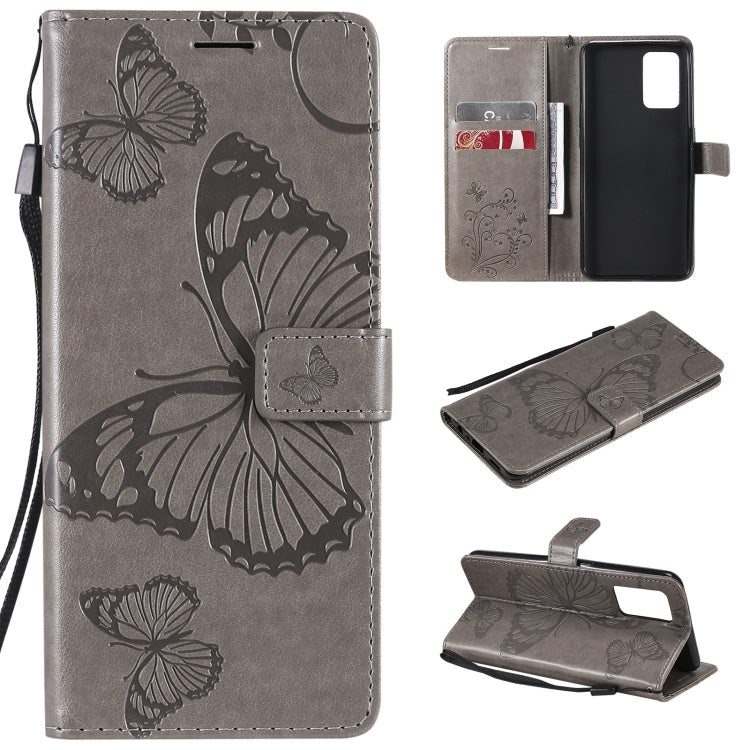 Pressed Printing Butterfly Pattern Horizontal Flip PU Leather Case with Holder & Card Slots & Wallet & Lanyard, For LG Stylo 7 5G / 4G, For OPPO A74 4G / F19 4G, For OPPO A94 5G / F19 Pro / Reno 5F, For OPPO A93 5G / A74 5G                             ...
