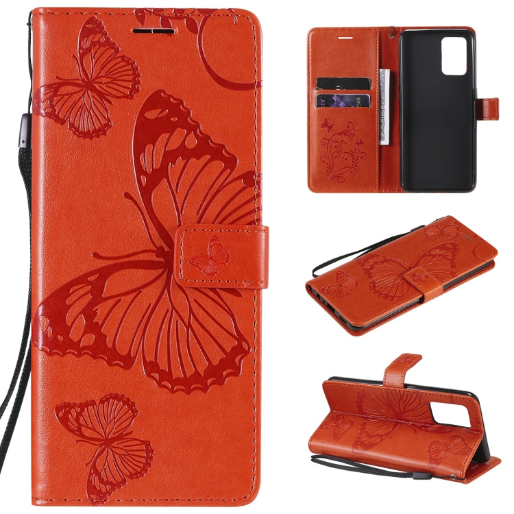 Pressed Printing Butterfly Pattern Horizontal Flip PU Leather Case with Holder & Card Slots & Wallet & Lanyard, For LG Stylo 7 5G / 4G, For OPPO A74 4G / F19 4G, For OPPO A94 5G / F19 Pro / Reno 5F, For OPPO A93 5G / A74 5G                             ...