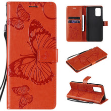 Load image into Gallery viewer, Pressed Printing Butterfly Pattern Horizontal Flip PU Leather Case with Holder &amp; Card Slots &amp; Wallet &amp; Lanyard, For LG Stylo 7 5G / 4G, For OPPO A74 4G / F19 4G, For OPPO A94 5G / F19 Pro / Reno 5F, For OPPO A93 5G / A74 5G                             ...