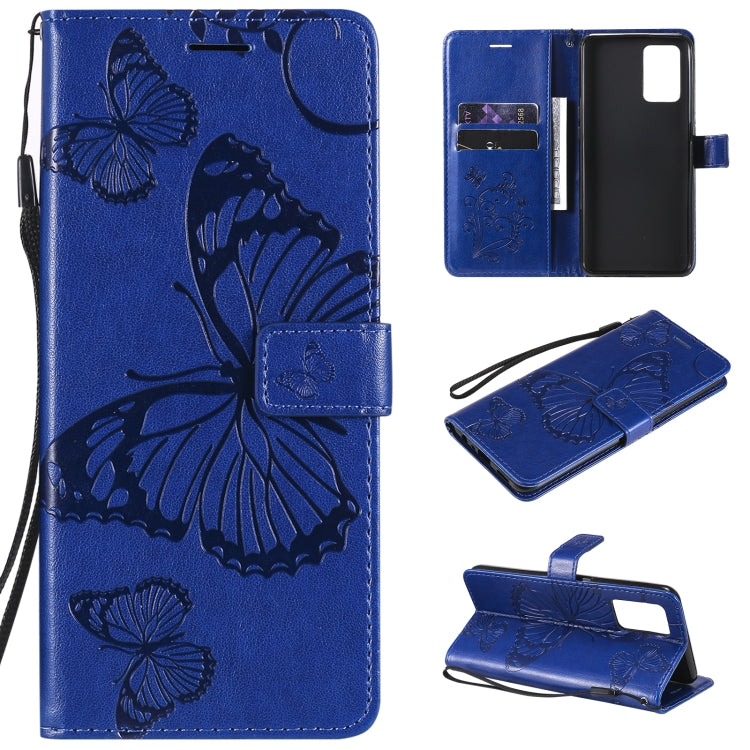 Pressed Printing Butterfly Pattern Horizontal Flip PU Leather Case with Holder & Card Slots & Wallet & Lanyard, For LG Stylo 7 5G / 4G, For OPPO A74 4G / F19 4G, For OPPO A94 5G / F19 Pro / Reno 5F, For OPPO A93 5G / A74 5G                             ...