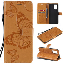 Load image into Gallery viewer, Pressed Printing Butterfly Pattern Horizontal Flip PU Leather Case with Holder &amp; Card Slots &amp; Wallet &amp; Lanyard, For LG Stylo 7 5G / 4G, For OPPO A74 4G / F19 4G, For OPPO A94 5G / F19 Pro / Reno 5F, For OPPO A93 5G / A74 5G                             ...