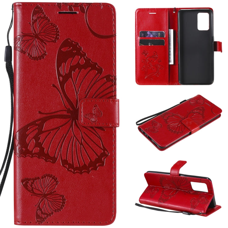 Pressed Printing Butterfly Pattern Horizontal Flip PU Leather Case with Holder & Card Slots & Wallet & Lanyard, For LG Stylo 7 5G / 4G, For OPPO A74 4G / F19 4G, For OPPO A94 5G / F19 Pro / Reno 5F, For OPPO A93 5G / A74 5G                             ...