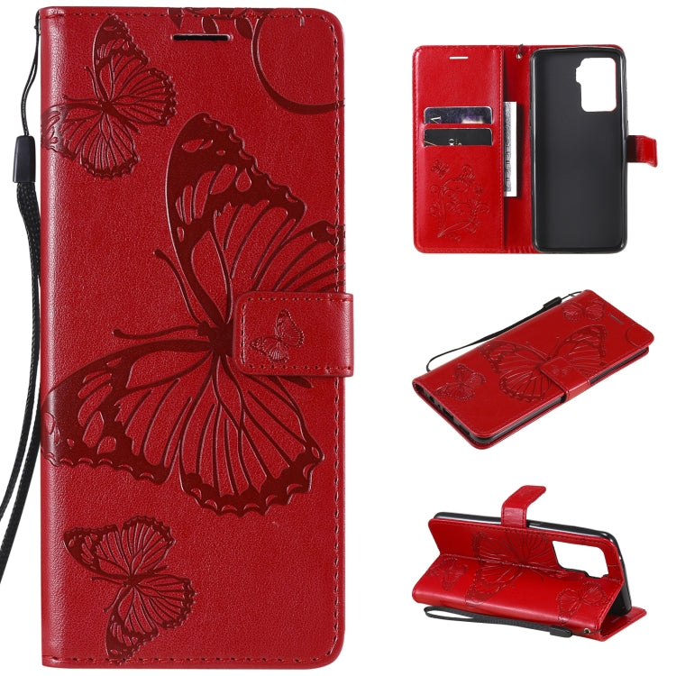Pressed Printing Butterfly Pattern Horizontal Flip PU Leather Case with Holder & Card Slots & Wallet & Lanyard, For LG Stylo 7 5G / 4G, For OPPO A74 4G / F19 4G, For OPPO A94 5G / F19 Pro / Reno 5F, For OPPO A93 5G / A74 5G                             ...