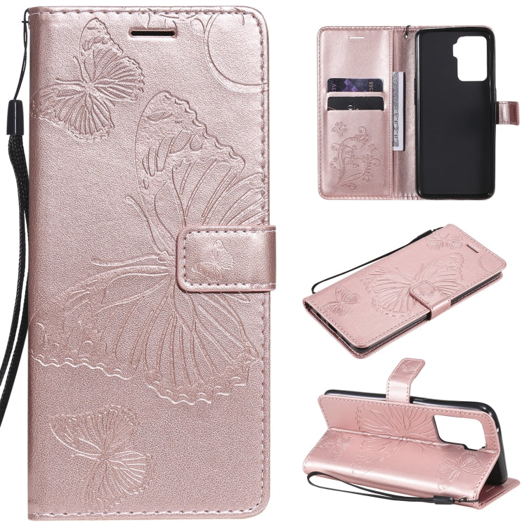 Pressed Printing Butterfly Pattern Horizontal Flip PU Leather Case with Holder & Card Slots & Wallet & Lanyard, For LG Stylo 7 5G / 4G, For OPPO A74 4G / F19 4G, For OPPO A94 5G / F19 Pro / Reno 5F, For OPPO A93 5G / A74 5G                             ...