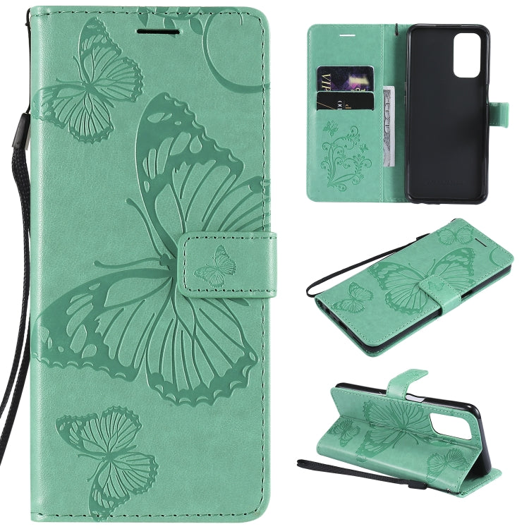 Pressed Printing Butterfly Pattern Horizontal Flip PU Leather Case with Holder & Card Slots & Wallet & Lanyard, For LG Stylo 7 5G / 4G, For OPPO A74 4G / F19 4G, For OPPO A94 5G / F19 Pro / Reno 5F, For OPPO A93 5G / A74 5G                             ...