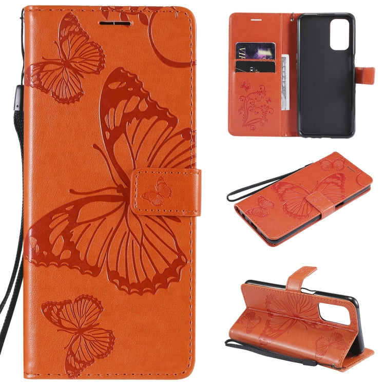Pressed Printing Butterfly Pattern Horizontal Flip PU Leather Case with Holder & Card Slots & Wallet & Lanyard, For LG Stylo 7 5G / 4G, For OPPO A74 4G / F19 4G, For OPPO A94 5G / F19 Pro / Reno 5F, For OPPO A93 5G / A74 5G                             ...