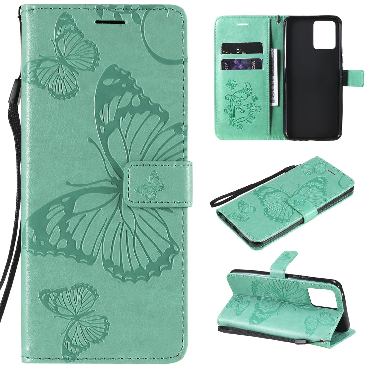 Pressed Printing Butterfly Pattern Horizontal Flip PU Leather Case with Holder & Card Slots & Wallet & Lanyard, For LG Stylo 7 5G / 4G, For OPPO A74 4G / F19 4G, For OPPO A94 5G / F19 Pro / Reno 5F, For OPPO A93 5G / A74 5G                             ...