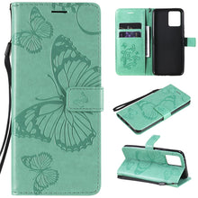 Load image into Gallery viewer, Pressed Printing Butterfly Pattern Horizontal Flip PU Leather Case with Holder &amp; Card Slots &amp; Wallet &amp; Lanyard, For LG Stylo 7 5G / 4G, For OPPO A74 4G / F19 4G, For OPPO A94 5G / F19 Pro / Reno 5F, For OPPO A93 5G / A74 5G                             ...