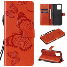 Load image into Gallery viewer, Pressed Printing Butterfly Pattern Horizontal Flip PU Leather Case with Holder &amp; Card Slots &amp; Wallet &amp; Lanyard, For LG Stylo 7 5G / 4G, For OPPO A74 4G / F19 4G, For OPPO A94 5G / F19 Pro / Reno 5F, For OPPO A93 5G / A74 5G                             ...