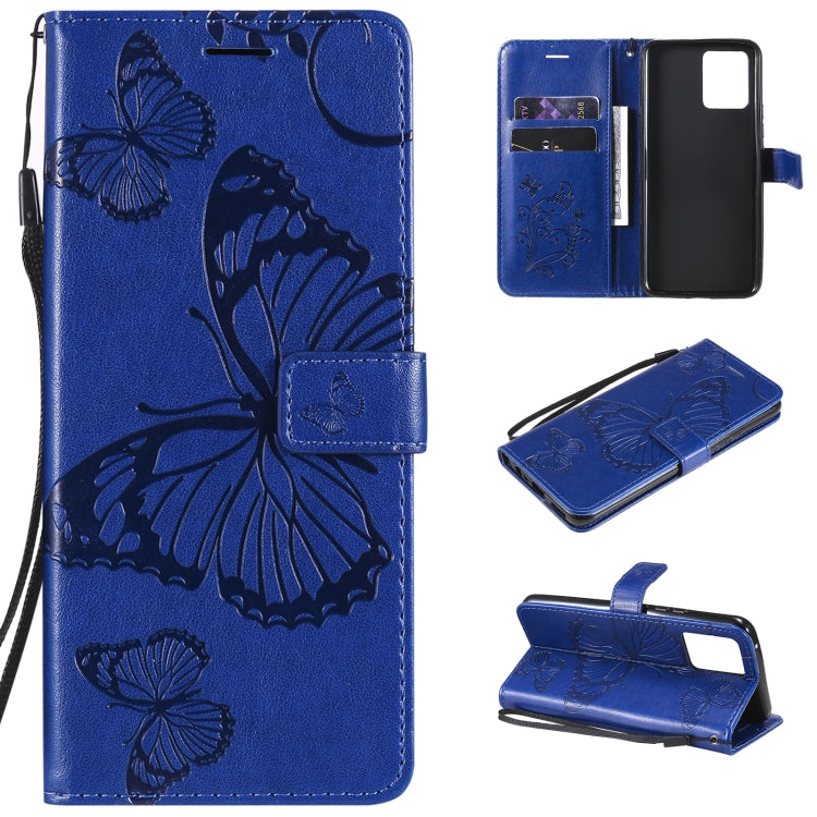 Pressed Printing Butterfly Pattern Horizontal Flip PU Leather Case with Holder & Card Slots & Wallet & Lanyard, For LG Stylo 7 5G / 4G, For OPPO A74 4G / F19 4G, For OPPO A94 5G / F19 Pro / Reno 5F, For OPPO A93 5G / A74 5G                             ...