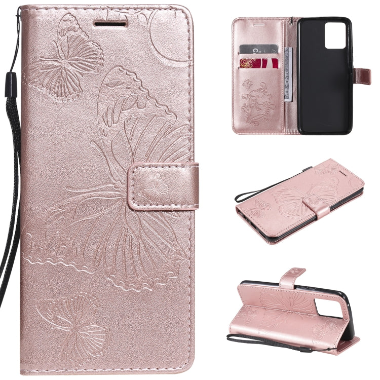 Pressed Printing Butterfly Pattern Horizontal Flip PU Leather Case with Holder & Card Slots & Wallet & Lanyard, For LG Stylo 7 5G / 4G, For OPPO A74 4G / F19 4G, For OPPO A94 5G / F19 Pro / Reno 5F, For OPPO A93 5G / A74 5G                             ...